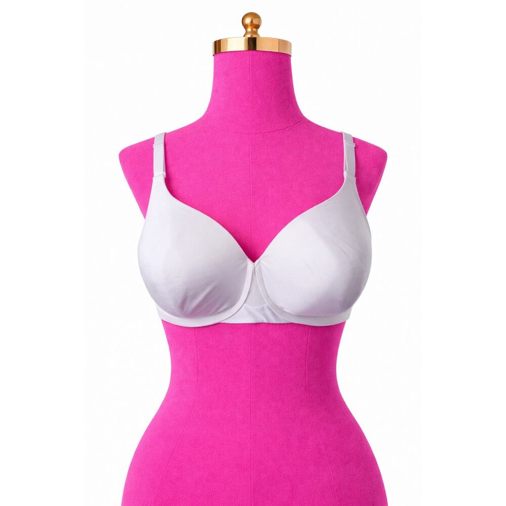 Cacique Cooling French Underwire white bra, full coverage 44DDD